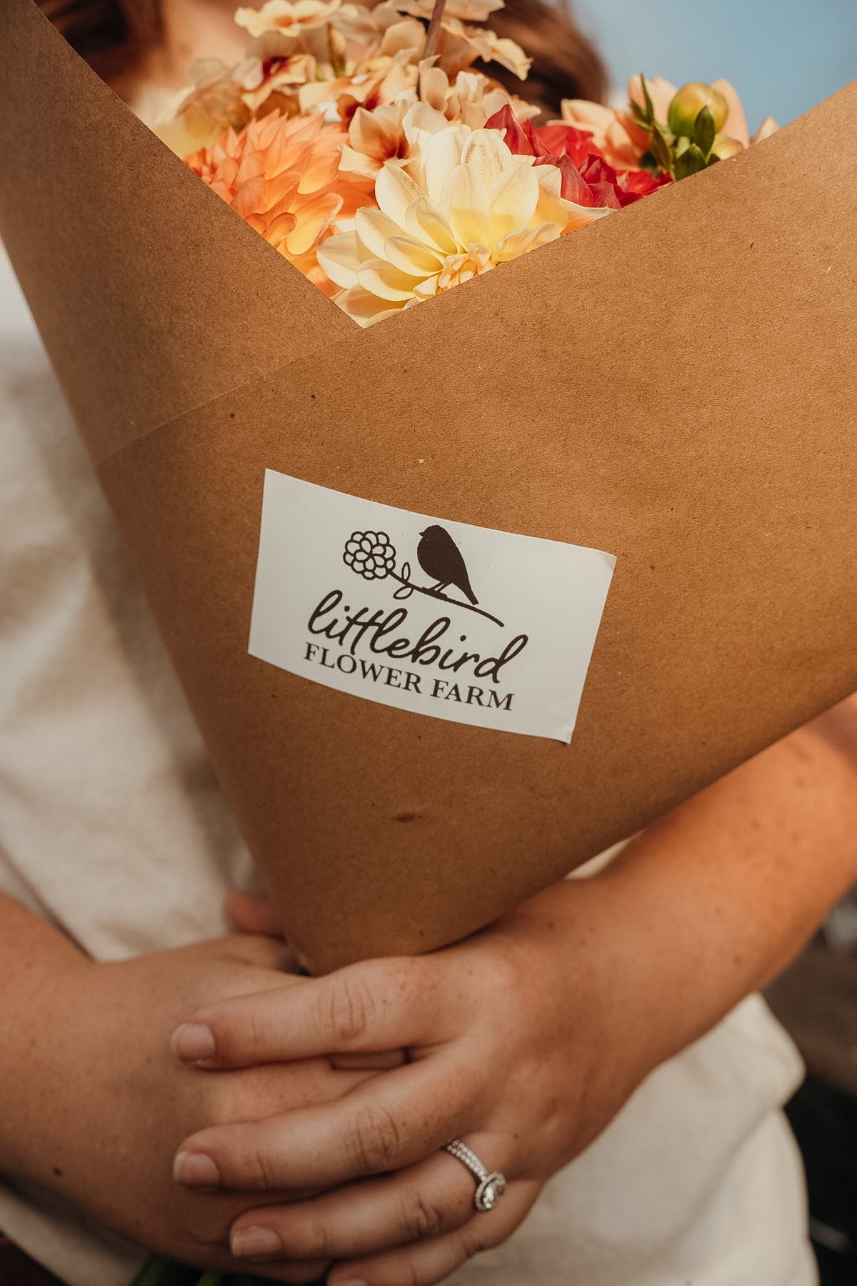 Fresh-Cut Market Wrap Bouquet